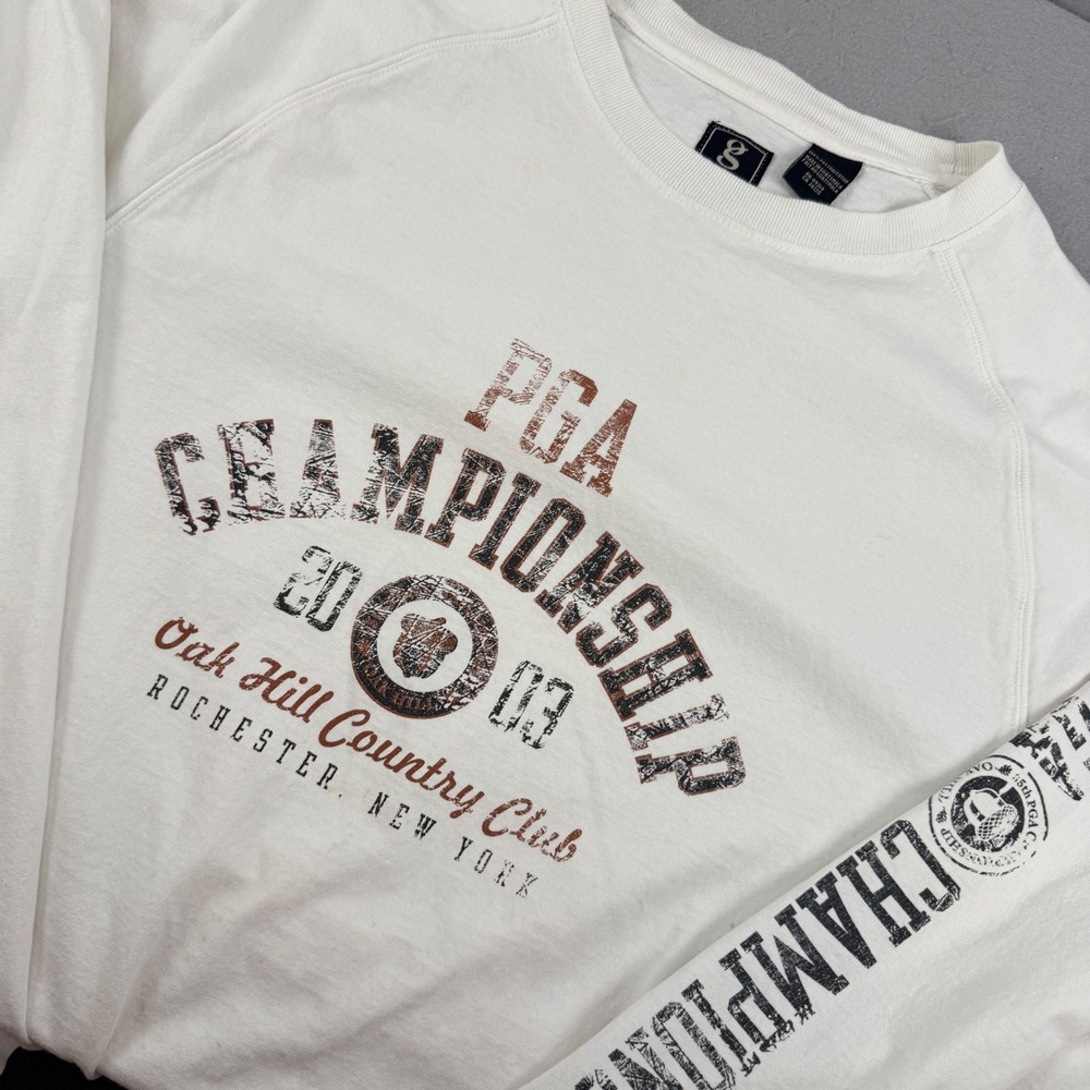 Gear‎ For Sports Mens 2003 PGA Championship Oak Hill Country Club Shirt White L